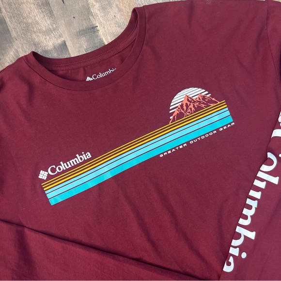 Columbia Other - NWT - Columbia Brand Men's Long Sleeve Graphic Tee - Size XXL